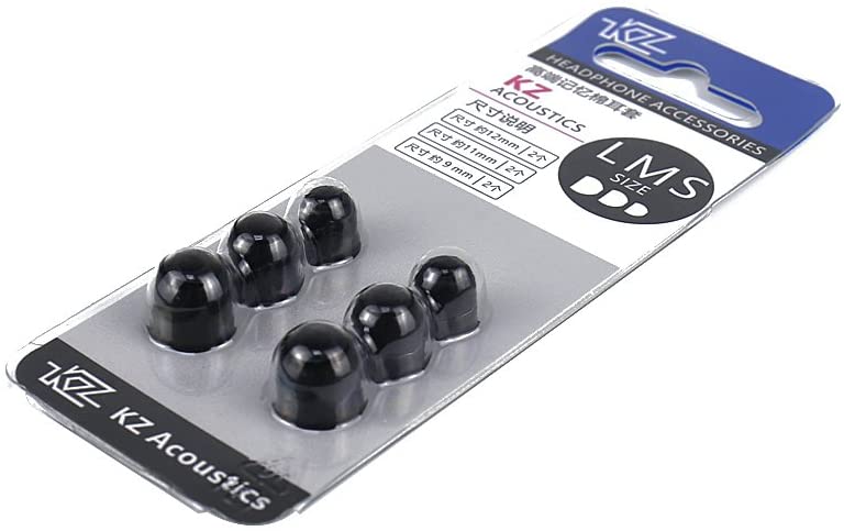 KZ - Puntas de espuma de repuesto Puntas de espuma viscoelástica para auriculares intrauditivos / monitores - Tamaños S, M, L KZ - Puntas de espuma de repuesto Puntas de espuma viscoelástica para auriculares intrauditivos / monitores - Tamaños S, M, L